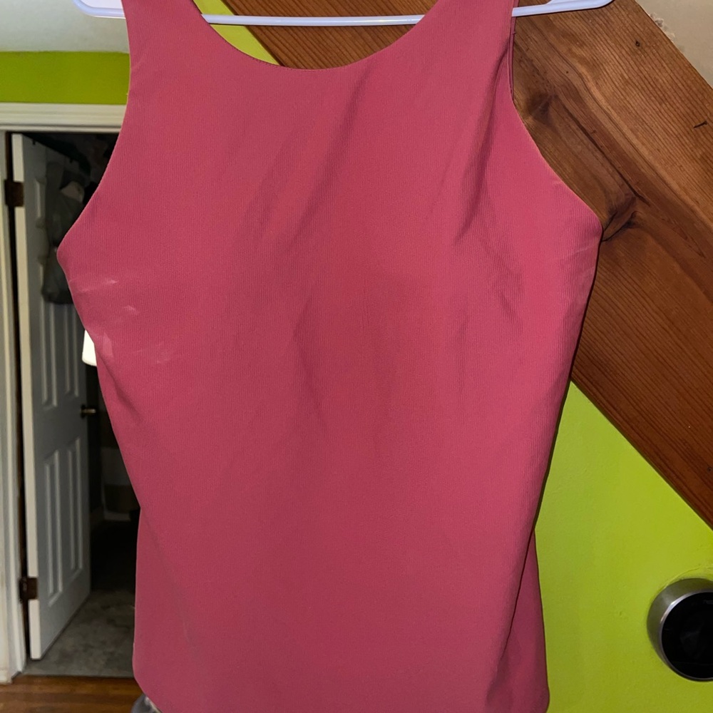 Women's Pink Sleeveless Top